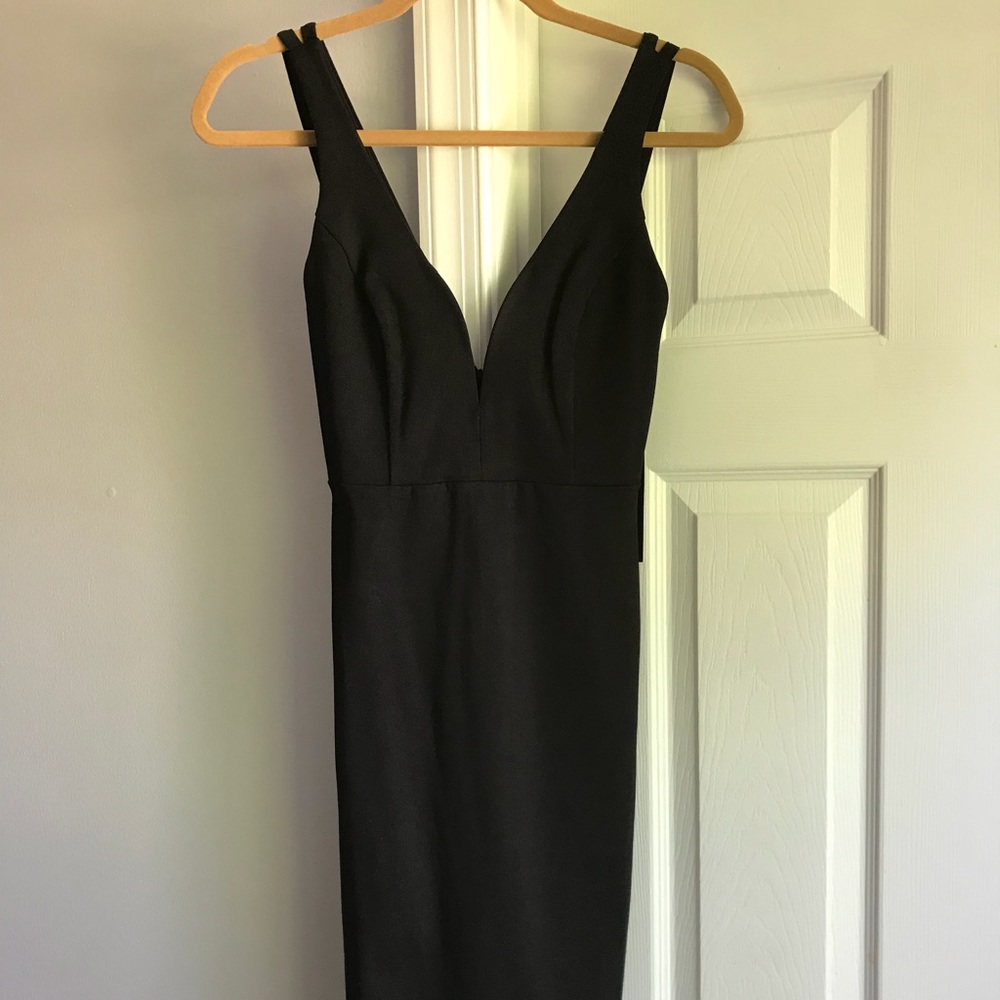 Lulus “Gracefully Yours” black dress